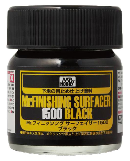 Mr Hobby Mr Surfacer 1500 Black