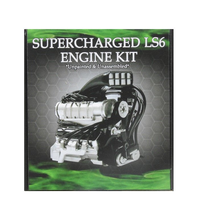 DDA Supercharged Chevy LS6 Engine 1/24 - Lazy Modeller