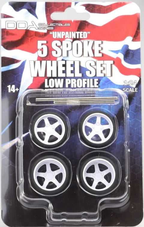 DDA Custom Wheel Set 5 Spoke Low Profile UNPAINTED