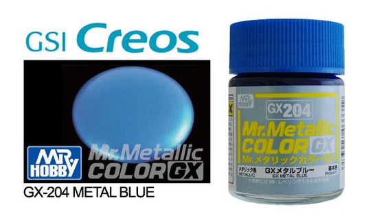 Mr Hobby Mr Metallic Color GX204 Blue - Lazy Modeller