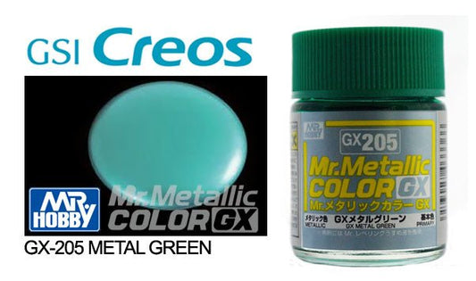 Mr Hobby Mr Metallic Color GX205 Green - Lazy Modeller