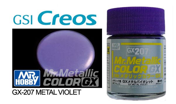 Mr Hobby Mr Metallic Color GX207 Violet - Lazy Modeller