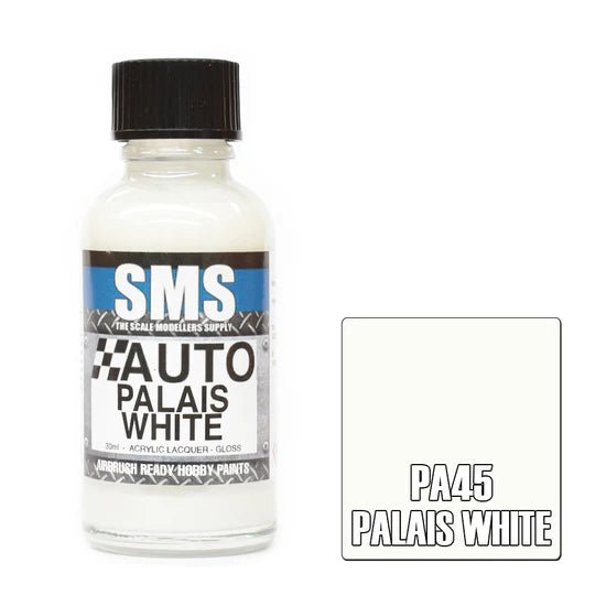 SMS Auto PA45 Holden Palais White 30ml - Lazy Modeller