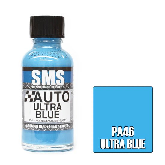 SMS Auto PA46 Holden Ultra Blue 30ml - Lazy Modeller