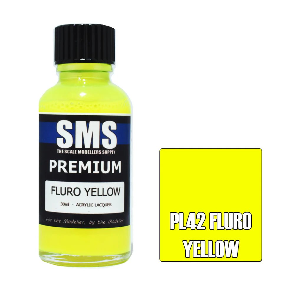 SMS Premium PL42 Fluro Yellow - Lazy Modeller