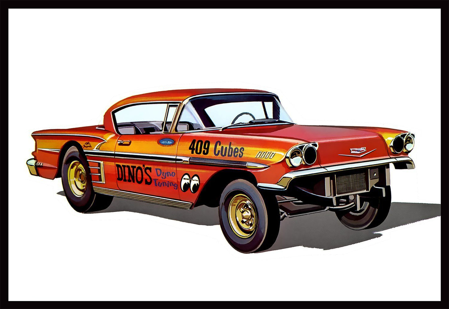 AMT 1958 Chevy Impala "Ala Impala" Plastic Kit - Lazy Modeller