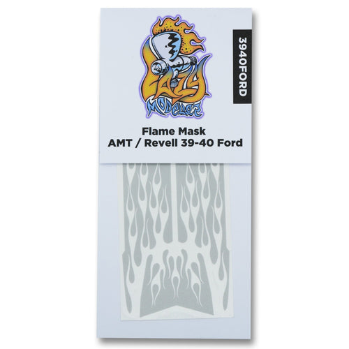 Flame Mask for AMT 39 - 40 Ford - Lazy Modeller