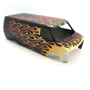 Flame Mask for AMT Chevy Van - Lazy Modeller