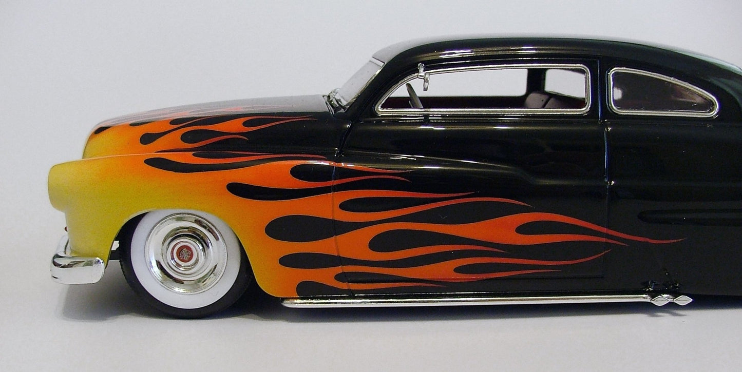 Flame Mask for Revell 49 Mercury - Lazy Modeller