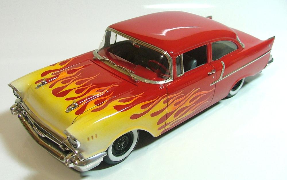 Flame Mask for Revell and AMT 55-56-57 Chevy - Lazy Modeller