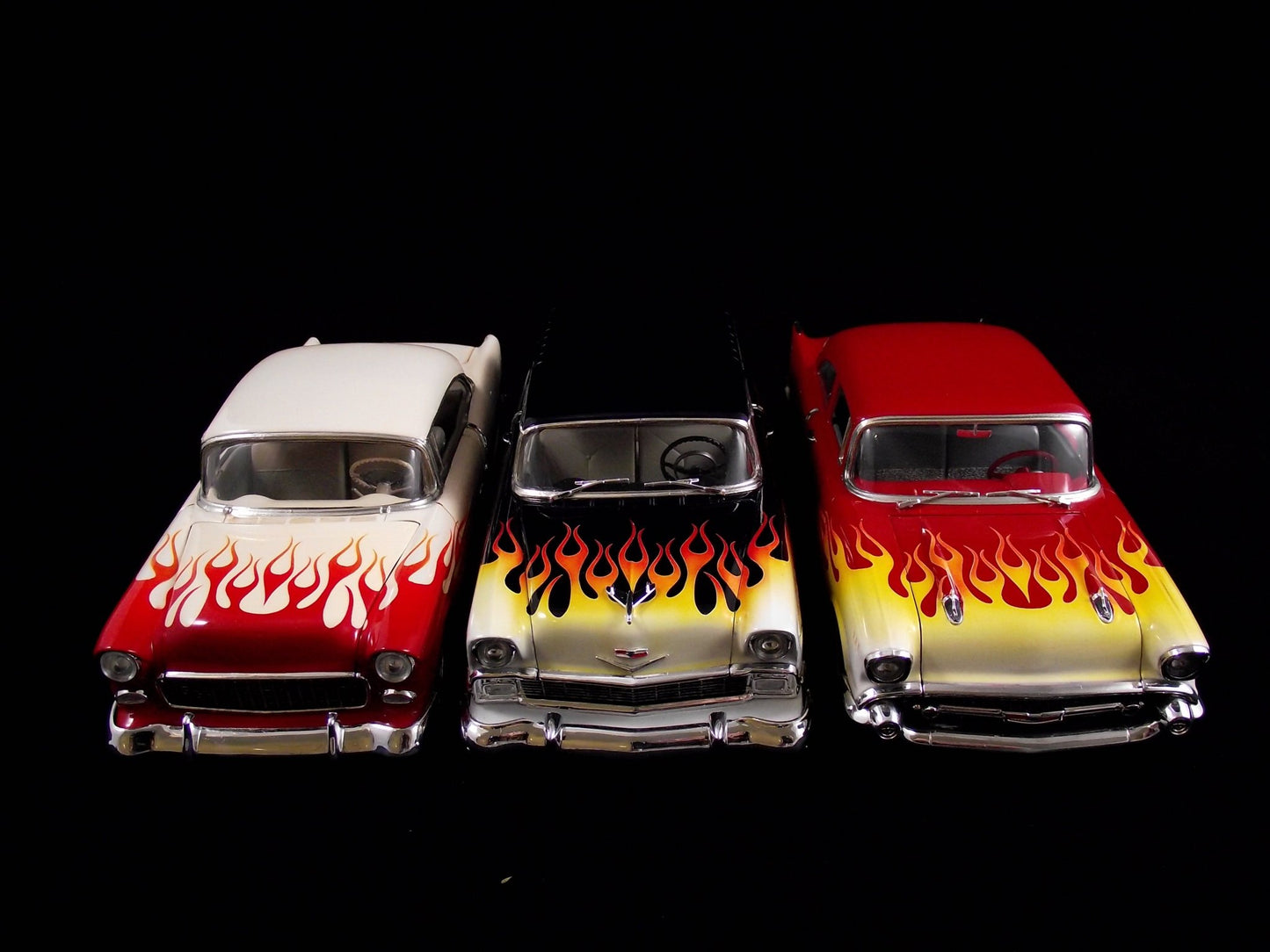 Flame Mask for Revell and AMT 55-56-57 Chevy - Lazy Modeller