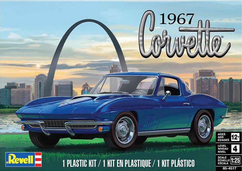 Revell 1967 Chevrolet Corvette Stingray Coupe 1/25 - Lazy Modeller