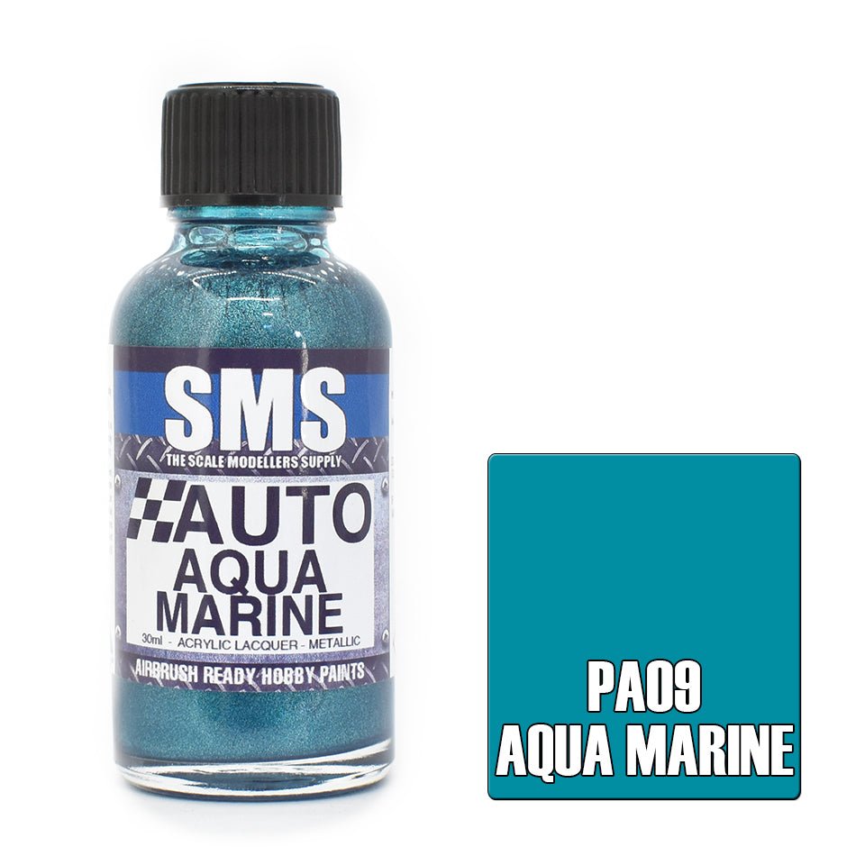 SMS Auto PA09 Holden Aqua Marine 30ml - Lazy Modeller