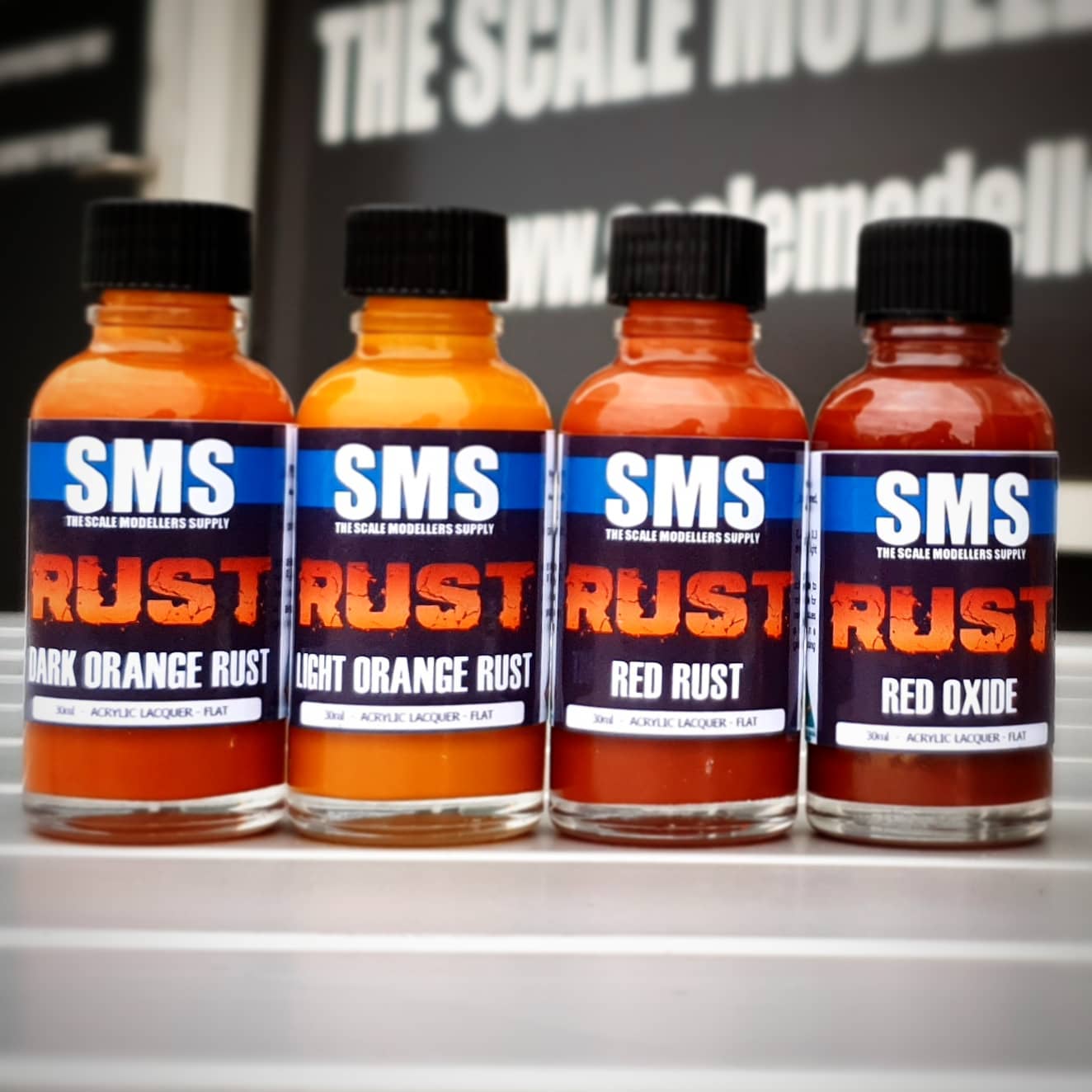 SMS SET25 Rust Colour Set - Lazy Modeller