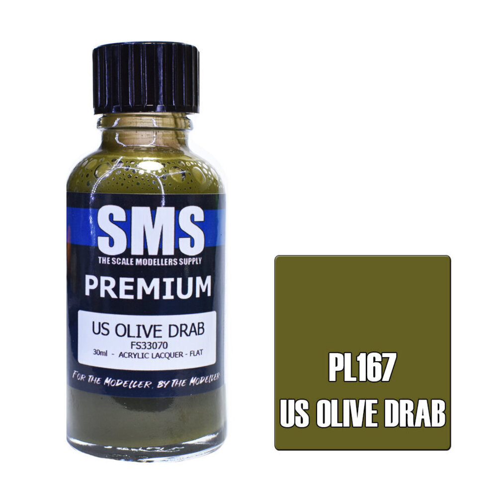 SMS Premium PL167 US Olive Drab FS33070 30ml