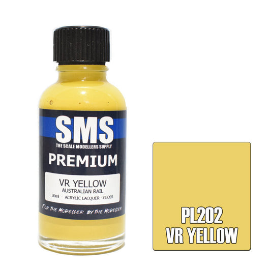 SMS Premium PL202 VR Yellow (Aus Rail) 30ml