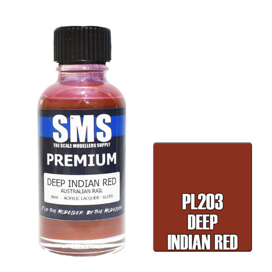 SMS Premium PL203 Deep Indian Red (Aus Rail) 30ml