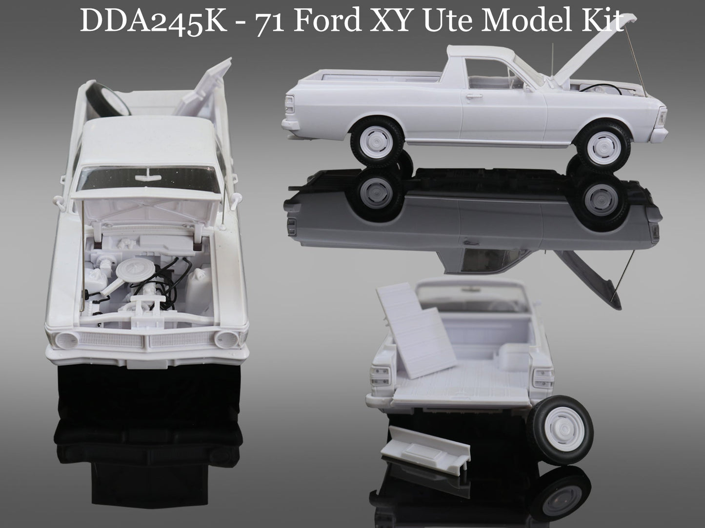 DDA XY Ford Falcon Ute 1/24 Plastic Kit - Lazy Modeller