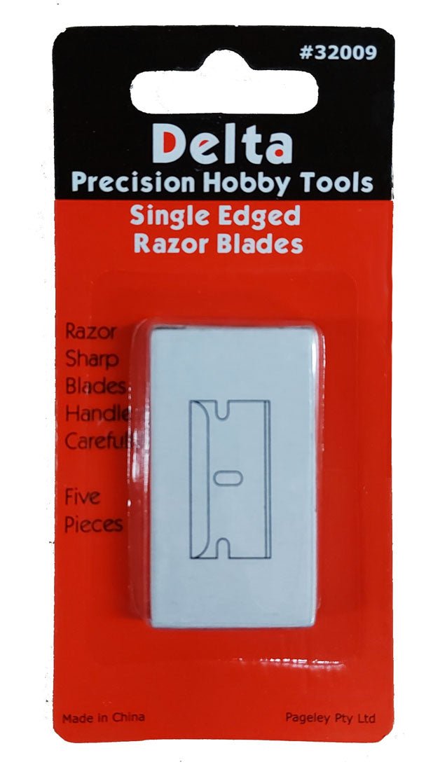 Delta #9 Single edge razor blade 5 pack - Lazy Modeller