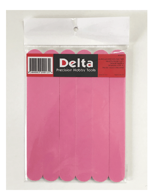 Delta Flex Pads Medium 220 grit - Lazy Modeller