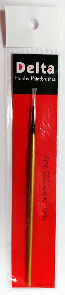 Delta Toray Paintbrush – Round Size 000 - Lazy Modeller