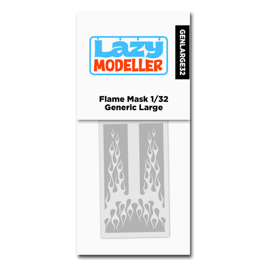 Flame Mask Generic for Large Cars 1/32