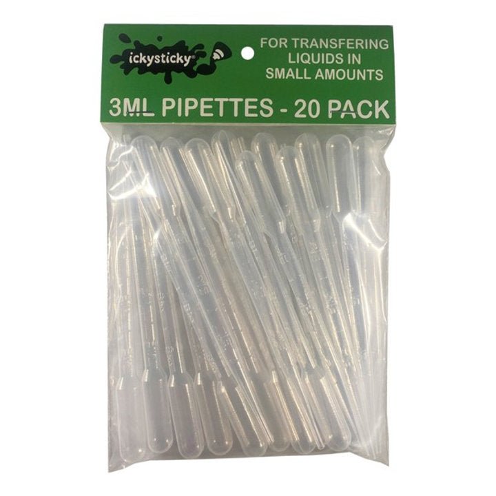 Icky Sticky 3ml Pipette 20 pack - Lazy Modeller