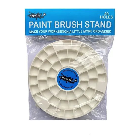 Icky Sticky Paint Brush Stand - Lazy Modeller