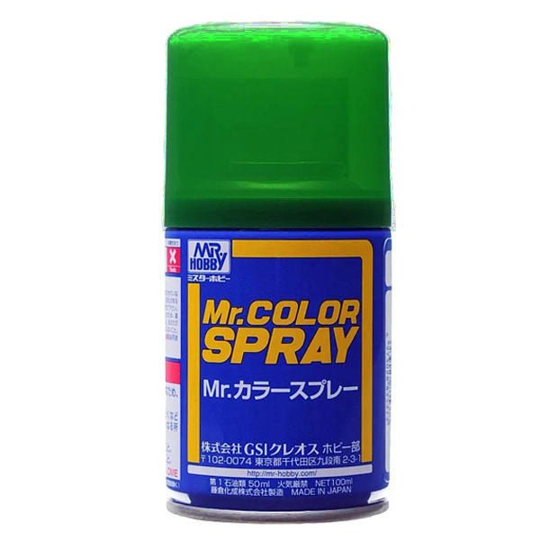 Mr Hobby Mr Color Spray S006 Gloss Green - Lazy Modeller