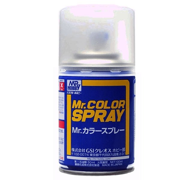 Mr Hobby Mr Color Spray S030 Flat Clear - Lazy Modeller