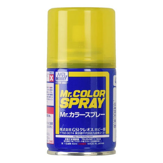 Mr Hobby Mr Color Spray S048 Gloss Clear Yellow - Lazy Modeller