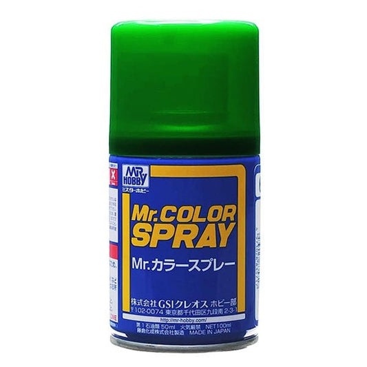 Mr Hobby Mr Color Spray S064 Gloss Yellow Green - Lazy Modeller