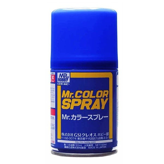 Mr Hobby Mr Color Spray S065 Gloss Bright Blue - Lazy Modeller