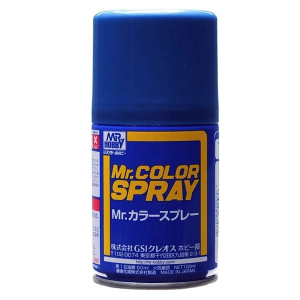 Mr Hobby Mr Color Spray S076 Gloss Metallic Blue - Lazy Modeller