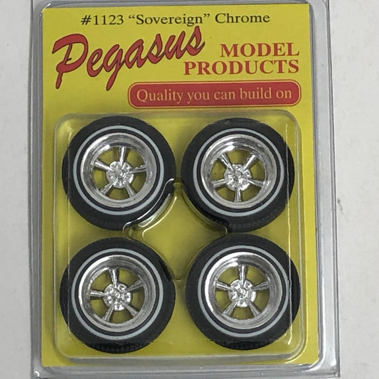 Pegasus 15" Sovereign Chrome Wheels - Lazy Modeller