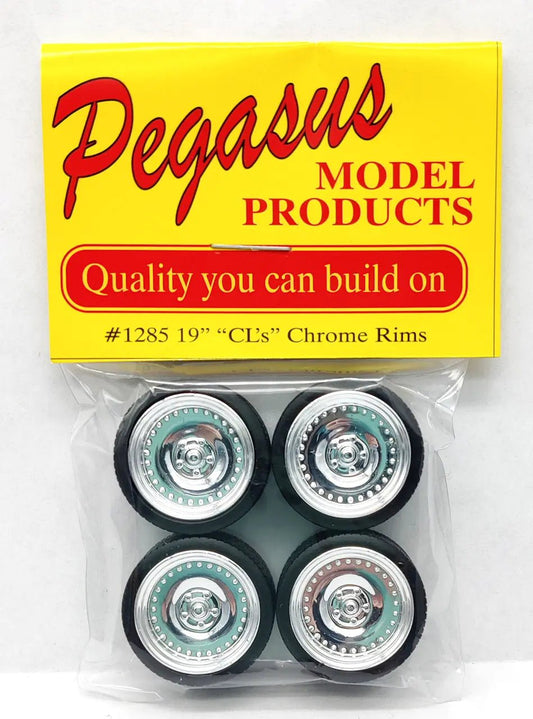 Pegasus 19"CL Chrome Wheels - Lazy Modeller