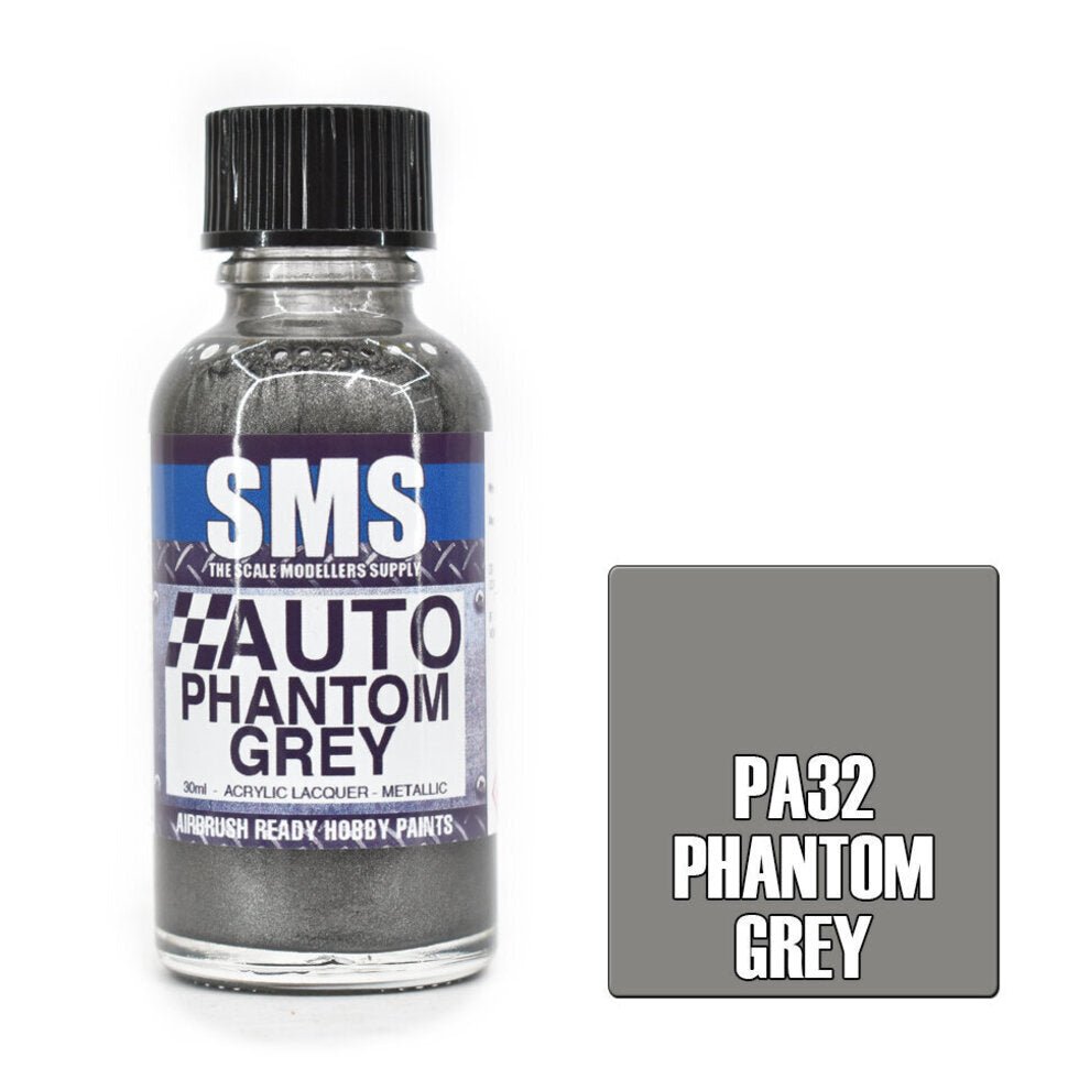 SMS Auto PA32 Holden Phantom Grey 30ml - Lazy Modeller