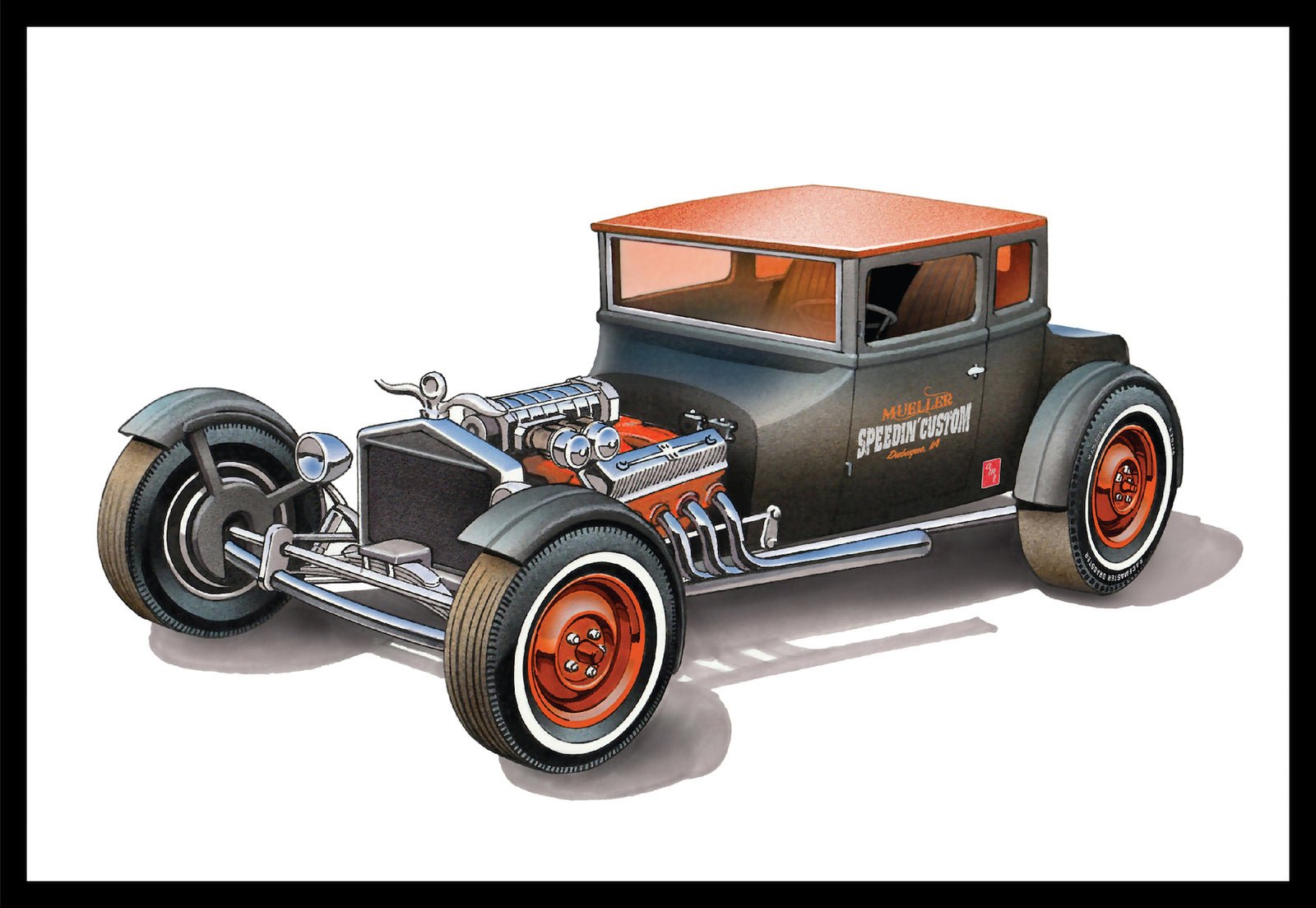 AMT 1925 Ford Chopped T Plastic Kit - Lazy Modeller