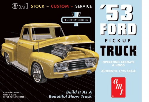 AMT 1953 Ford F100 Pickup Plastic Kit - Lazy Modeller