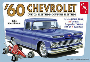 AMT 1960 Chevy Custom Fleetside PickUp Plastic Kit - Lazy Modeller