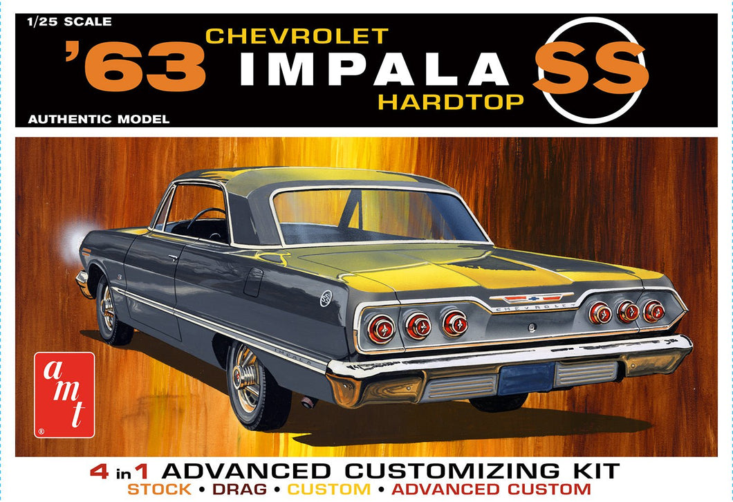 AMT 1963 Chevy Impala SS Plastic Kit - Lazy Modeller