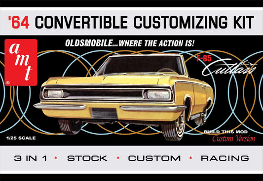 AMT 1964 Oldsmobile Cutlass F-85 Convertible Plastic Kit - Lazy Modeller