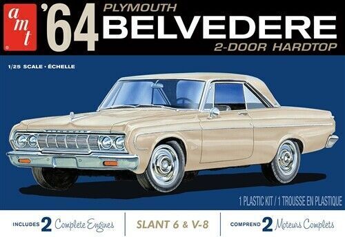 AMT 1964 Plymouth Belvedere Plastic Kit - Lazy Modeller