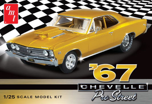 AMT 1967 Chevy Chevelle Pro Street Plastic Kit - Lazy Modeller