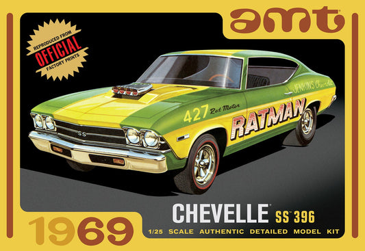 AMT 1969 Chevy Chevelle Plastic Kit - Lazy Modeller