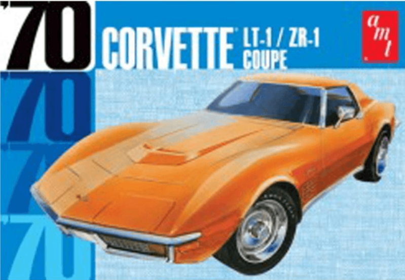 AMT 1970 Chevy Corvette Coupe Plastic Kit - Lazy Modeller