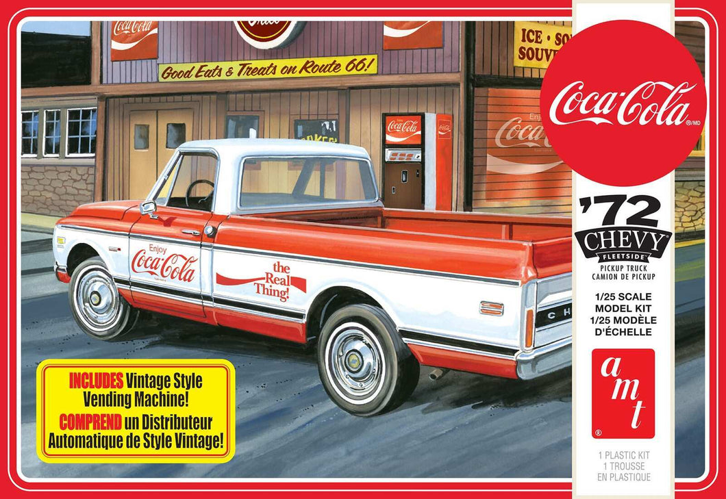 AMT Coke 1972 Chevy Pick Up Plastic Kit - Lazy Modeller