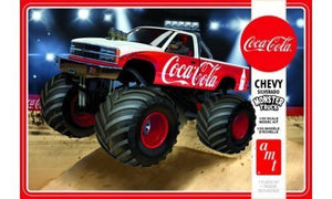 AMT Coke 1988 Chevy Silverado Monster Truck Plastic Kit - Lazy Modeller