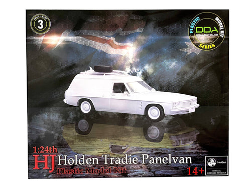 DDA HJ Holden Kingswood Panel Van 1/24 Plastic Kit - Lazy Modeller