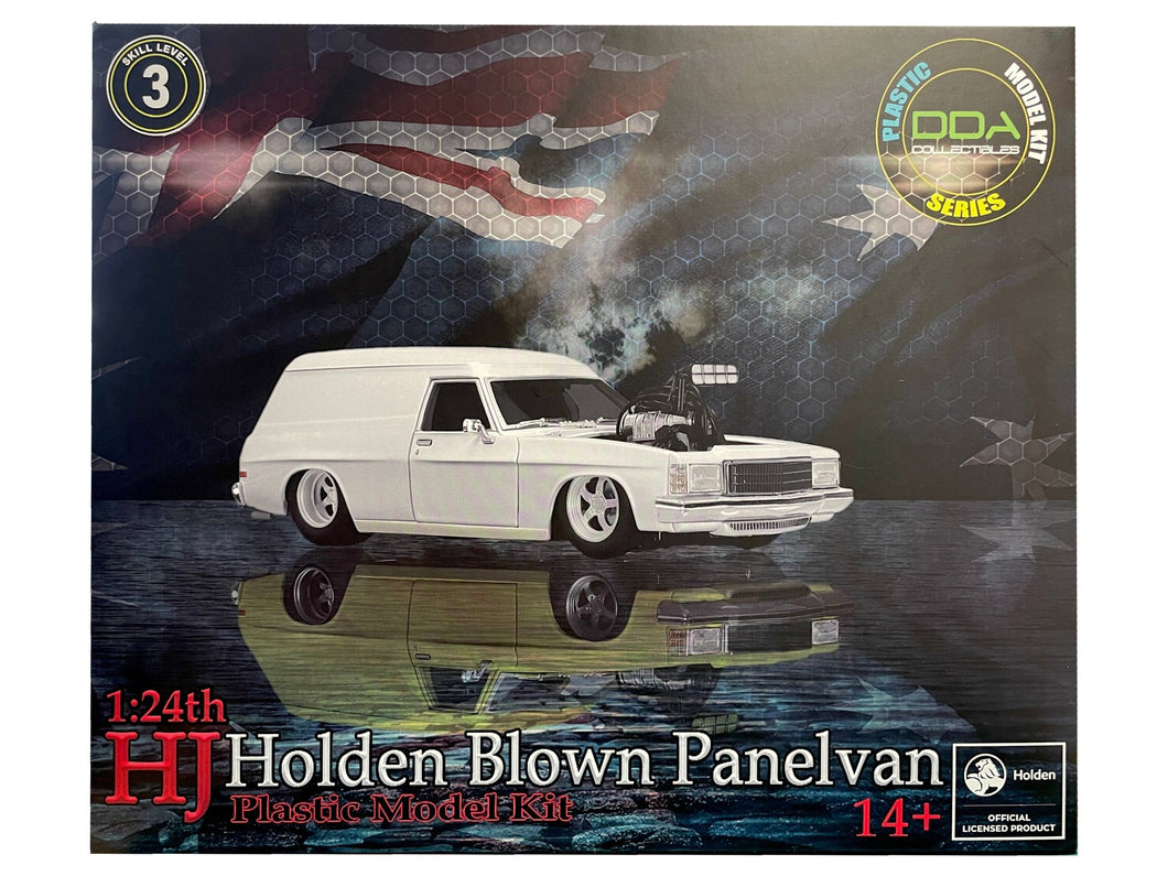 DDA HJ Holden Panel Van Custom Blown 1/24 Plastic Kit - Lazy Modeller